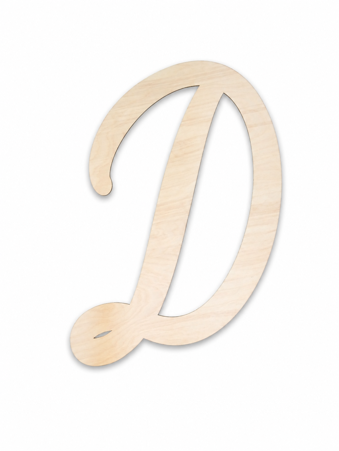 Drevený svadobný monogram na stenu – vlastné písmeno | 58 cm
