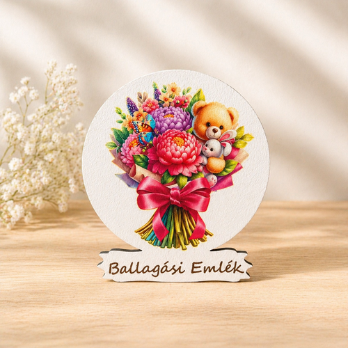 Drevená tabuľka na dotvorenie – Rozlúčka so škôlkou (7×8 cm)