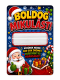 Darčeková kartička na peniaze „Boldog Mikulást!“