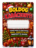 Darčeková kartička na peniaze „Boldog Karácsonyt!“