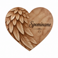 Pamätná tabuľka v tvare srdca – Spomíname | 7,5 × 7 cm
