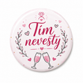 Odznak Tím nevesty 58 mm | Rozlúčka so slobodou