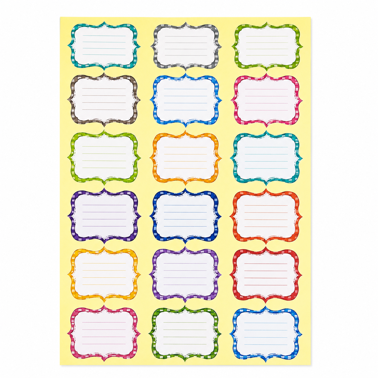 Papierové samolepky na zaváraniny – etikety na poháre 4,5 × 3,5 cm
