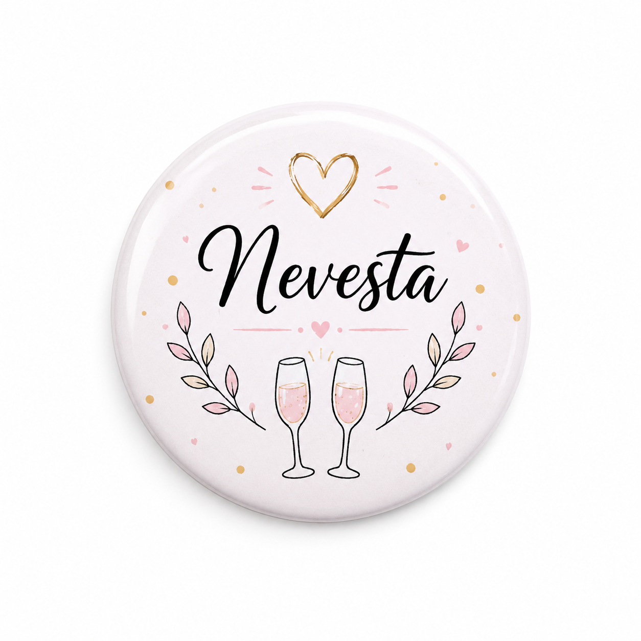 Odznak Nevesta – 58 mm