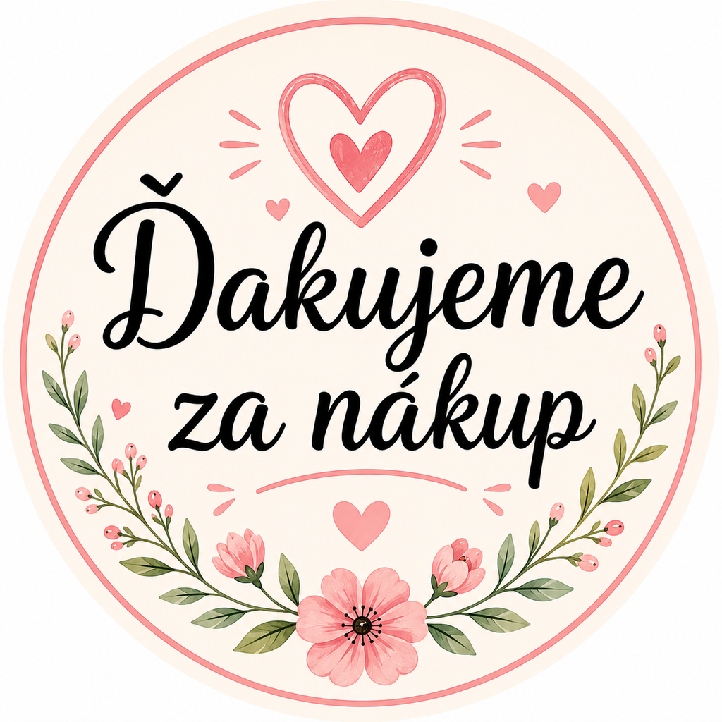 Ďakujeme za nákup nálepky 3 cm