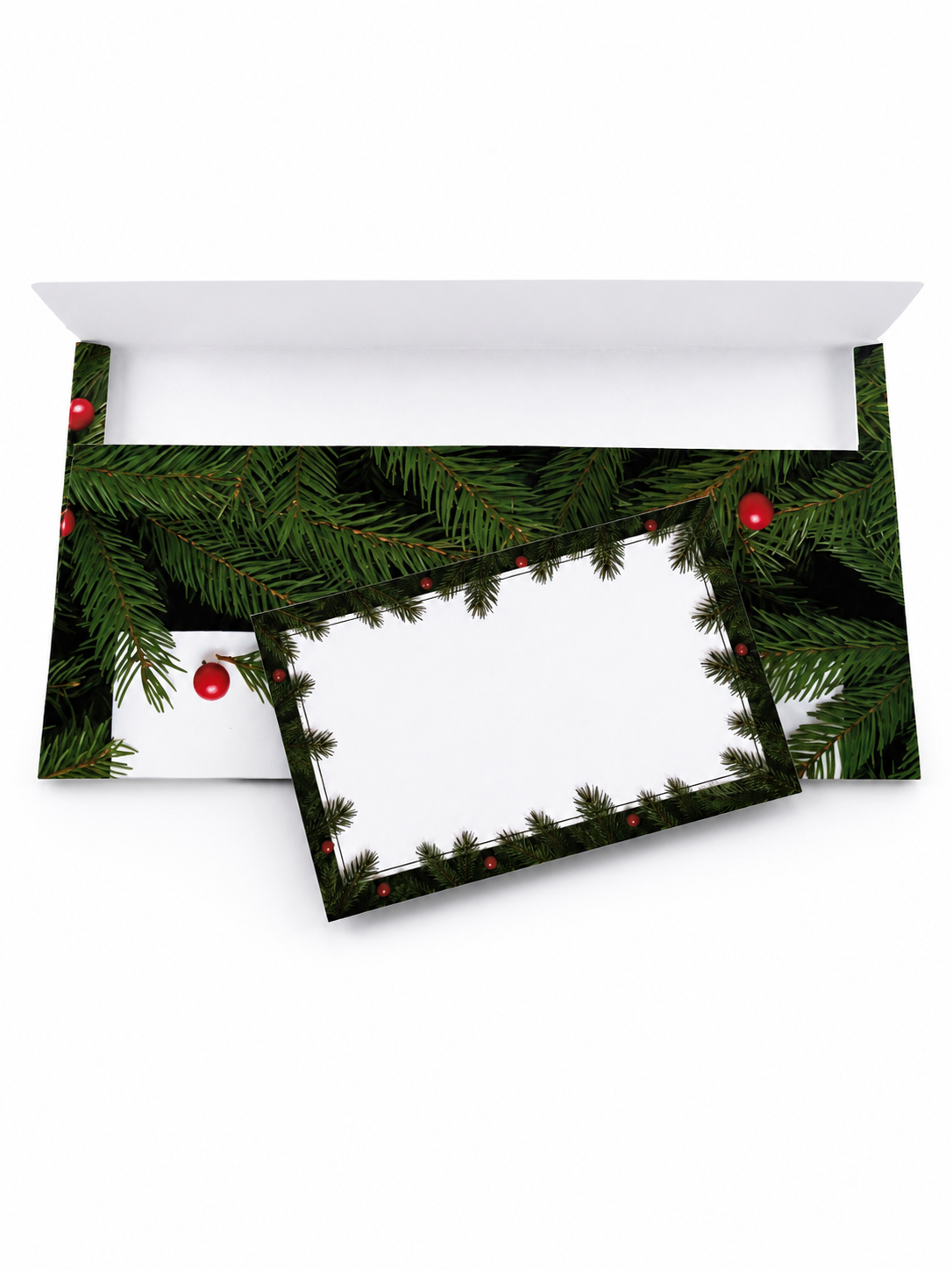 Vianočná obálka na darovanie peňazí s kartičkou – Maďarský nápis „Boldog Karácsonyt!” | 18,5 × 9 cm
