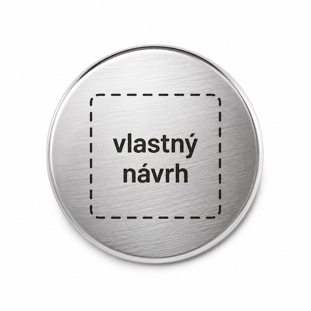 Odznak s vlastným návrhom 58 mm | Vlastný text alebo logo