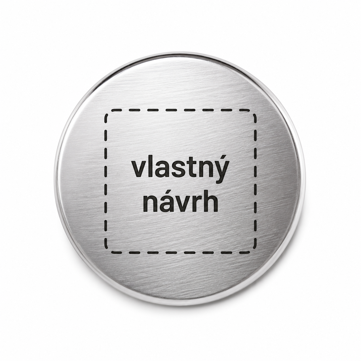 Odznak s vlastným návrhom 58 mm | Vlastný text alebo logo