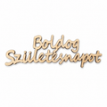 Drevený nápis „Boldog Születésnapot“ – 14×5 cm | na dotvorenie
