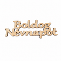 Drevený nápis „Boldog Névnapot“ – 14×5 cm | na dotvorenie