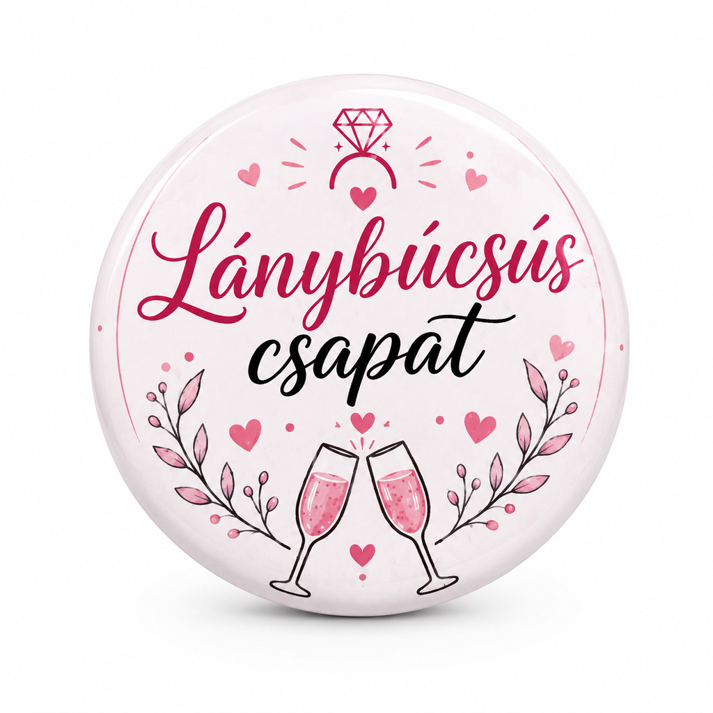 Odznak Lánybúcsús csapat 58 mm | Rozlúčka so slobodou