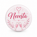 Odznak Nevesta 58 mm | Rozlúčka so slobodou