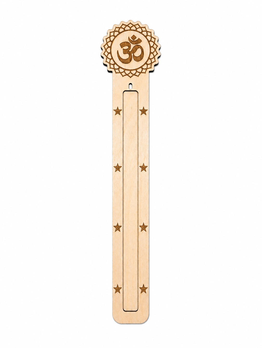 Drevený stojan na vonné tyčinky – OM symbol