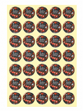Láskou pečené nálepky 3 cm
